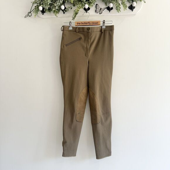 Women’s Tuffrider Taupe Equestrian Riding Pants Size 32 - Picture 1 of 5
